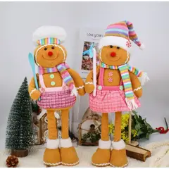 ARTHOMETEXTIL - Set muñecos de navidad patas largas X2