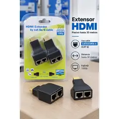 GENERICO - Extender - extensor HDMI Pasivo hasta 30 metros