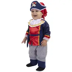 FANTASTIC NIGHT - DISFRAZ DE CAPITAN PIRATA PARA BEBE