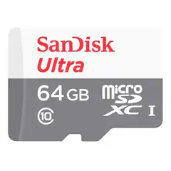 SANDISK - Tarjeta Micro SD 64gb Clase 10