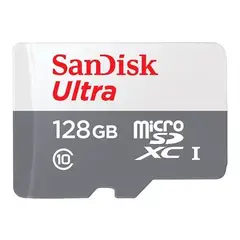 SANDISK - Ultra Memoria Micro Sd de 128GB 100mbps