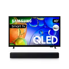 SAMSUNG - Televisor 40″ QLED QN40Q5FAAKXZL con Barra de Sonido HW-B400F