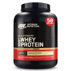 OPTIMUM NUTRITION - Gold Standard 100% Whey 4 Libras - Sabor Vainilla