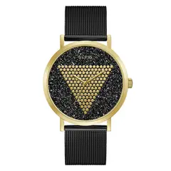 GUESS - Reloj Hombre Imprint. Relojes Acero Inoxidable Negro GW0049G2
