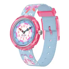 SWATCH - Relojes Flik Flak Niña Garden Friends. Reloj Plástico Azul ZFBNP253