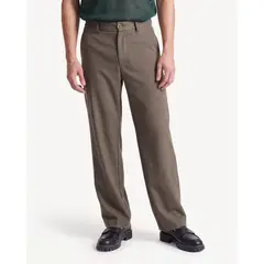 SEVEN SEVEN - Pantalón Sastrero Recto Para Hombre Verde