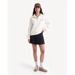 SEVEN SEVEN - Buzo Cuello Polo Estampado Para Mujer Amarillo