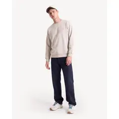 SEVEN SEVEN - Buzo Oversize Con Estampado Para Hombre Beige