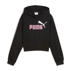 PUMA - Hoodie Original Ess 2 Color No. 1 Logo Negro Para Niños