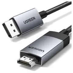 UGREEN - Cable Displayport A Hdmi Unidireccional 4k@60hz 1.5m