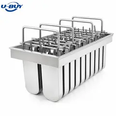 U BUY - Molde Para Paletas De Acero Inoxidable Plateado