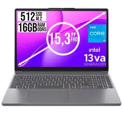 Lenovo - Portátil IdeaPad Slim 3 Intel Core i5-13420H 16GB RAM 512GB SSD 15.3" WUXGA Gris