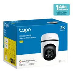 TAPO - Cámara Seguridad WiFi TP-Link TC41 2K 3MP 360° Para Exteriores