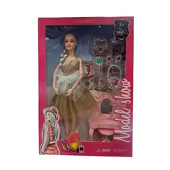 AMERICAN GENERICS - Muñeca con Accesorios y Tocador para Niñas