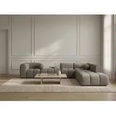 GENERICO - SALA MODULAR DE LUJO BLANCA EN L ESTILO OASIS