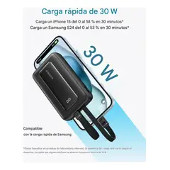 ANKER - Power Bank 20.000mah 30watss Zolo Usb-c Y Lightning