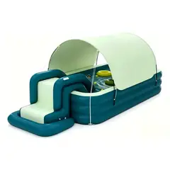 AFVENTURA - Inflatable Swimming Pool For Families With Slide