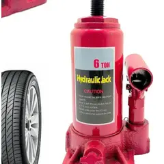 QUICK - Gata Hidráulica 6 Toneladas Levanta Auto Gato De Botella