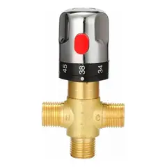QUICK - Válvula Mezcladora Termostática Ajustable 3baño Latón Agua