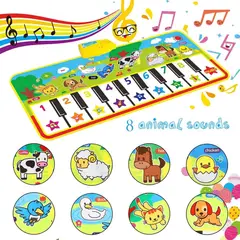 GENERICO - Tapete Piano Musical Animales Infantil Educativo Didactico