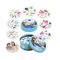 ASMODEE - Juego Spot It Edición Frozen Divertido Para Toda La Familia