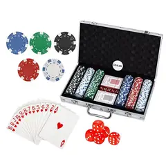 AMERICAN GENERICS - Juego de Póker de 300 Piezas con Maleta