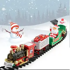 ARTHOMETEXTIL - Set tren árbol navidad papá noel
