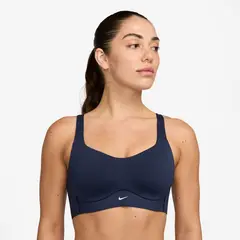NIKE - Top Mujer Alate High Support Azul