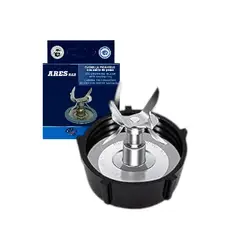 ARES - Kit Base Y Cuchilla 6 Aspas Para licuadora Oster Clasica