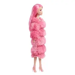 GENERICO - Muñeca Fashion Girls Beauty Con Abrigo Peluche Y Botines