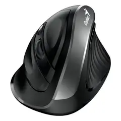 GENIUS - Mouse Vertical Ergo 8250s Inalámbrico 6 Botones, Gray Color Silver