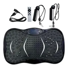 AMERICAN GENERICS - Plataforma Vibradora De Ejercicio Con Control Remoto Y Bluetooth