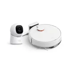 XIAOMI - Kit Hogar Smart: Cámara Eufy C220 360° 2k Blanca + Aspiradora Robot S40c 110v Blanca