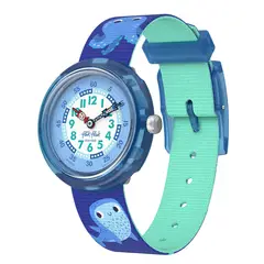 SWATCH - Relojes Flik Flak Niño Ocean Party. Reloj Plástico Azul ZFBNP257