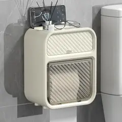 CHINA - Dispensador De Papel Higiénico Organizador Baño Impermeable