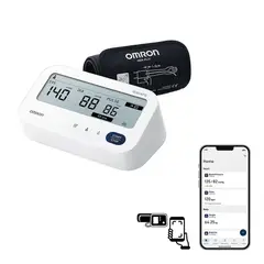 OMRON - Tensiómetro Digital De Brazo Autom M3 Comfort Afib (HEM-7196-FLE) Detección De Fibrilación Auricular