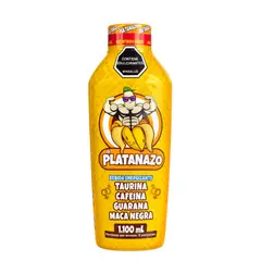 VITAL - Platanazo - Bebida Energizante con Maca, Guaraná y Cafeína x 1100 ml