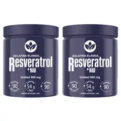 VITAL - Resveratrol + NAD 600 mg Energía Celular y Vitalidad x2
