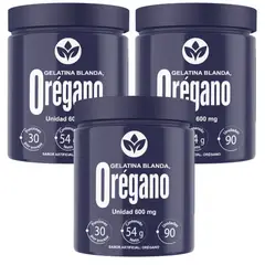 VITAL - Aceite de Orégano 600 mg Suplemento natural en cápsulas x3
