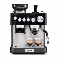 OSTER - Cafetera Espresso Perfect Brew 15 Bar Con Molino Integrado