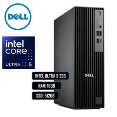 DELL - PC Pro Slim QCS1250 Intel Core Ultra 5 235 / Ram 16GB DDR5 / 512 GB M.2 / MONITOR 19″ / W11PRO