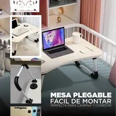CUC - Mesa Plegable Ergonómica Laptop Portátil Multiusos Calidad Premium