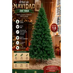 BRITOCHET - Arbol De Navidad Tradicional 1,8 M 741 Puntas Zm180a