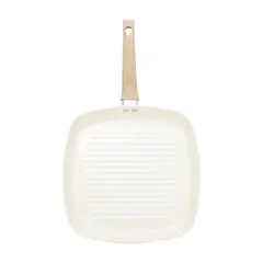 ILKO - Plancha Antiadherente Ceramica Blanca 28cm 2,5MM
