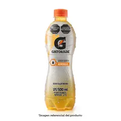 GATORADE - Bebida Hidratante Naranja Sin Azúcar X 500ml