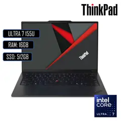 Lenovo - PORTATIL THINKPAD L13 G5 INTEL ULTRA 7 155U (1,7 GHZ ) 16GB DDR5 512GB M.2 W11 PRO 13"