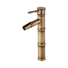 GENERICO - LLAVE PARA LAVAMANOS MONOCONTROL BAMBU ABIERTO