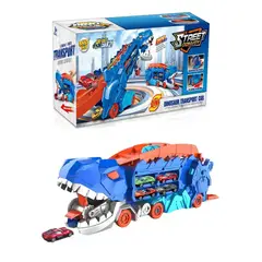 JUGUETERIA EXPRESS - NIÑERA DINOSAURIO CON CARROS