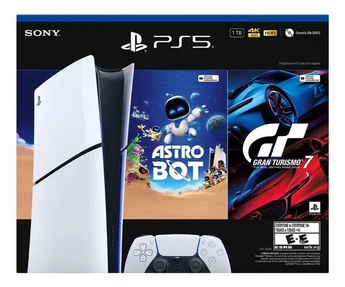 Ps5 Hw 2015 cfi-2015b01x Digital Gt7 Astro - Latam Blanco