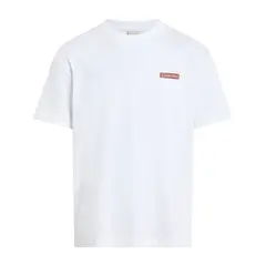 CALVIN KLEIN - Camiseta blanca con estampado en la espalda